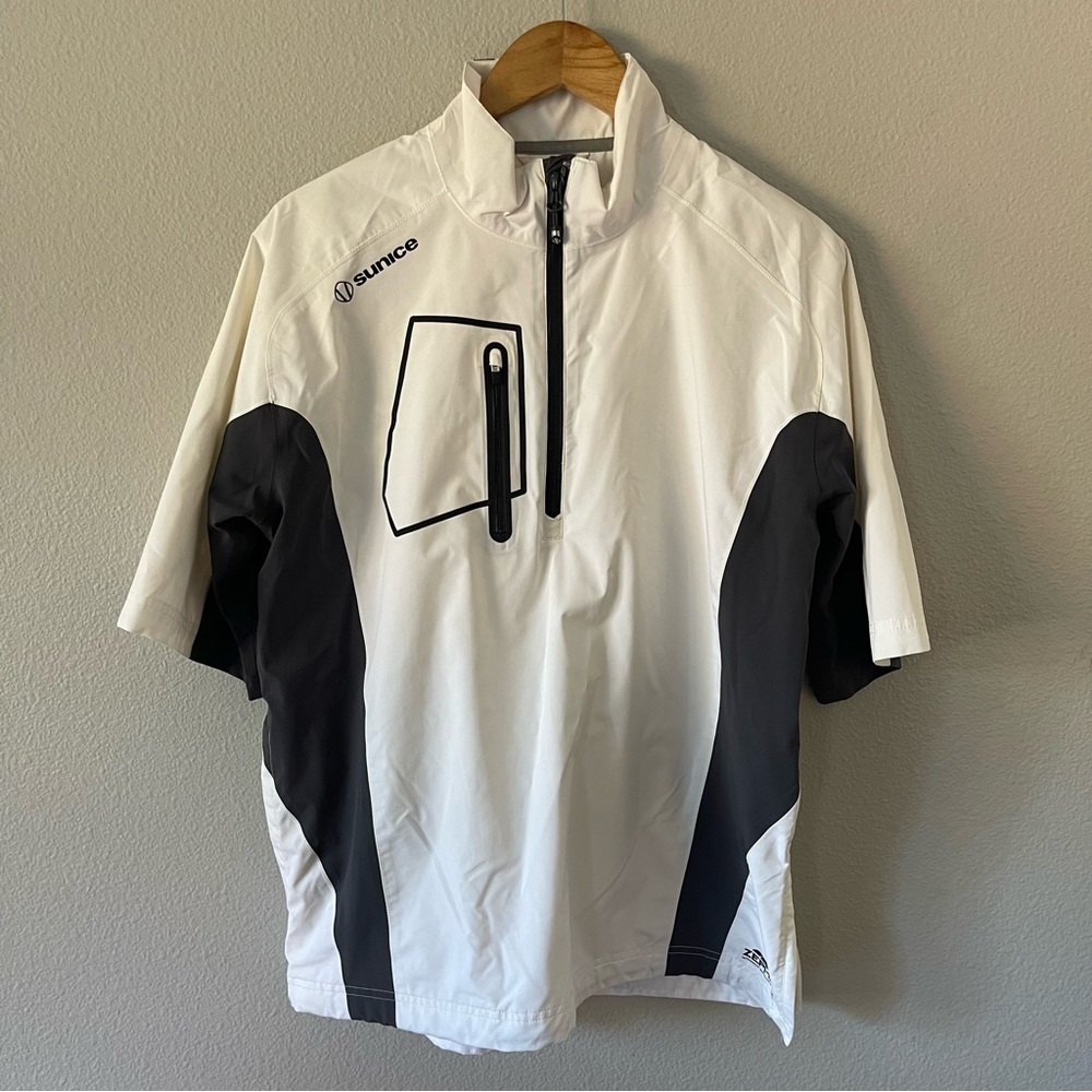 Sunice Typhoon Mens Golf Waterproof Stretch Half Zip Pullover Jacket Size S